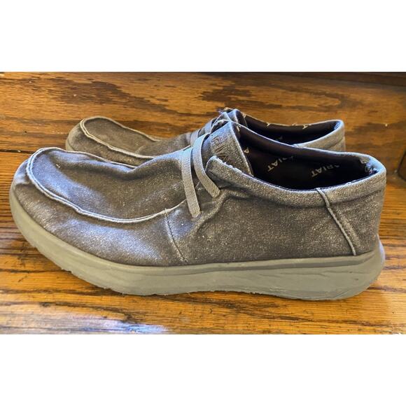 Ariat HiLo Brown Bomber Men’s 10.5 D Moccasin Shoes Brown Slip Ons main image 4